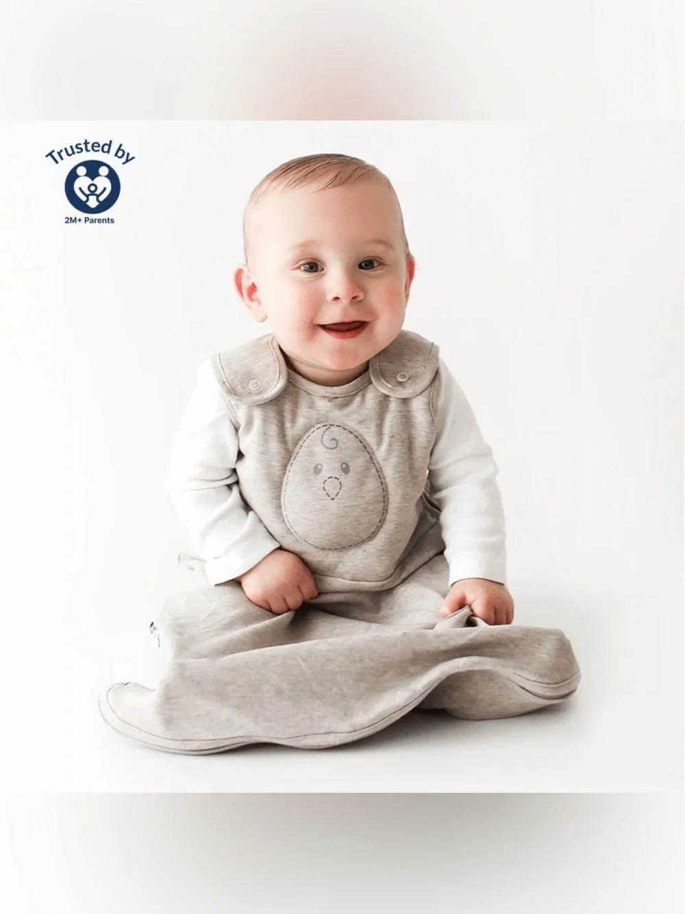 Nested Bean Zen Sack Classic (Medium, 6-15 months) in Sand